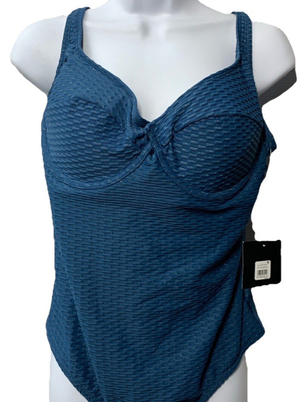 S3 Swim Women's Underwire One Piece Suit Swimsuit Size Large Swimwear Dusk Blue